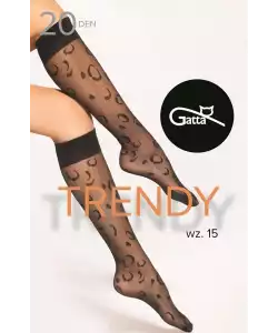 Gatta Trendy térdzokni 15 20 den méretben