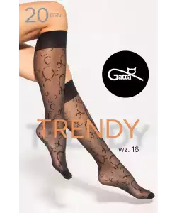 Gatta Trendy térdzokni 16 20 den méretben