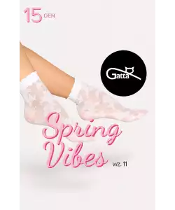 Nylon zokni Gatta Spring Vibes wz.11 15 den