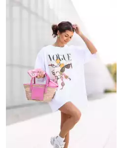 Fehér női VOGUE póló
