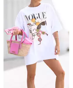 Fehér női VOGUE póló