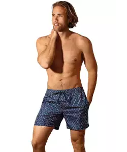 Férfi úszónadrág Self SM 29 Happy Shorts Long M-3XL